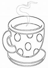 Tea Coloring Pages sketch template