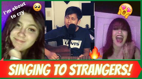 singing to strangers on omegle priceless reactions 😊 youtube