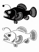 Fish Clip Angler Pages Coloring Printable Getcolorings sketch template