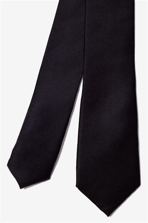 Black 2 Skinny Tie