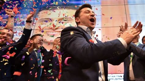 comedian wins ukranian presidency