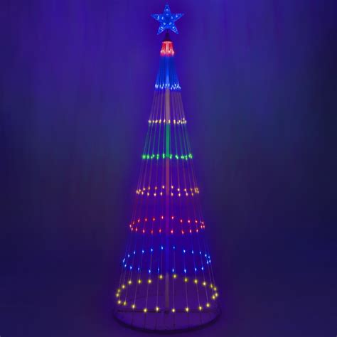 Buy Wintergreen Lighting 6ft Multicolor Outdoor Christmas Light Show