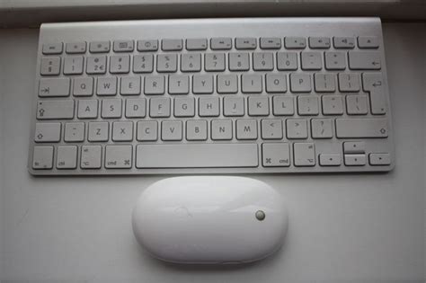 apple accessories draadloos slank aluminium toetsenbord  draadloze mighty mouse