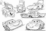 Coloring Cars Mcqueen Lightning Movie Pages Disney Printable Color Print sketch template