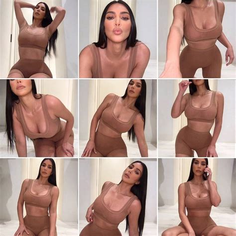 Kim Kardashian Workout In A Bikini And New Skins Collection 8 Photos