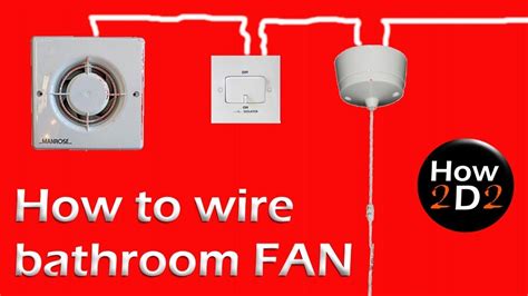 bathroom light extractor fan wiring diagram  bathroom