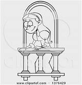 Balcony Juliet Cartoon Clipart Romeo Woman Drawing Scene Playing Illustration Royalty Toonaday Vector Coloring Pages Paintingvalley Leishman Ron 2021 Clip sketch template