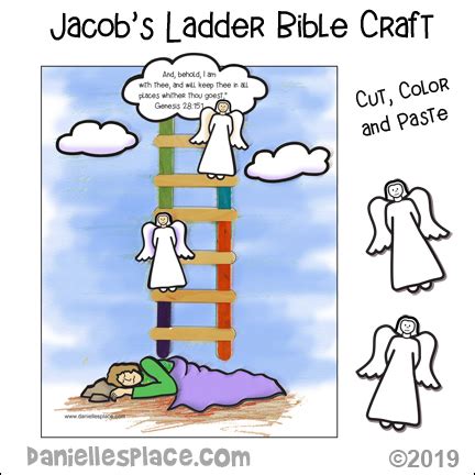 printable jacob ladder craft