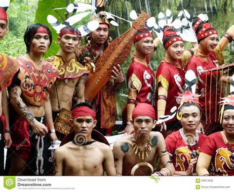 Dayak Clothes Editorial Image Image Of Cultural