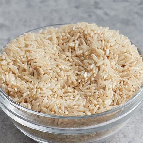 organic brown long grain rice  lb