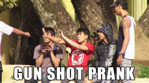 Fake Gun Prank Pinoy Public Pranks Youtube