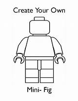 Lego Own Minifigure Printable Minifigures Create Pages Draw Games Colour Kids Party Coloring Legos Figure Sheets Step Template Mini Man sketch template