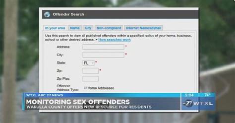 wakulla county sheriff s office rolls out sex offender database