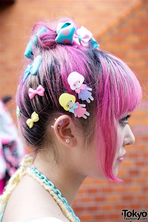 super cute hair clips in harajuku tokyo fashion news