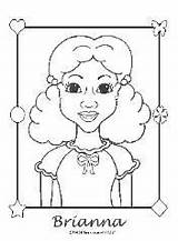 Coloring Pages African American Book Girls Kids Charmz Activity Shoebox Color Books sketch template