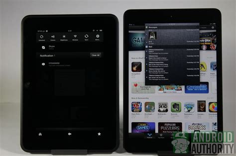Apple Ipad Mini Vs Amazon Kindle Fire Hd