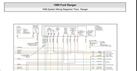 wiring diagram  ford ranger radio