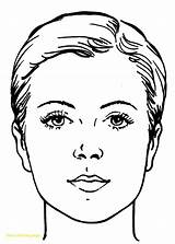 Face Coloring Makeup Pages Print Outline Boy Human Drawing Gezicht Template Gesicht Woman Printable Kids Schminken Sketch Mädchen Von Books sketch template