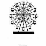 Ferris Roue Ruota Panoramica Riesenrad Gigante Roda Colorare Disegni Londra Silhueta Ausmalbilder Pour Greatestcoloringbook Ultracoloringpages sketch template