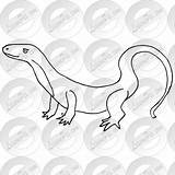 Goanna Outline Drawings Clipart Watermark Register Remove Login Lessonpix sketch template