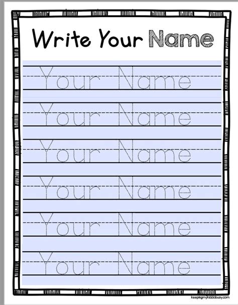 practice writing  printable