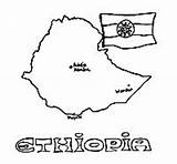 Ethiopia Coloring Pages Kids Ethiopian Map Crafts 14kb 186px Puzzles Maps Drawings Orthodox Rainbowkids Ethopia sketch template