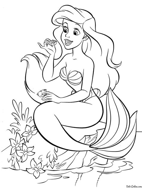 mermaid coloring pages mermaid coloring pages ariel coloring