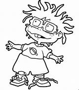 Rugrats Coloring Chuckie Pages Drawing Draw Easy Printable Tommy Kids Drawings Cartoon Pickles Print Step Tutorial Characters Color Tutorials Drawinghowtodraw sketch template