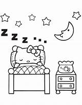 Coloring Colouring Pages Bedroom Bed Sleeping Clipart Baby Kitty Hello Printable Kids Girls Az Popular Family Coloringhome Webstockreview Choose Board sketch template