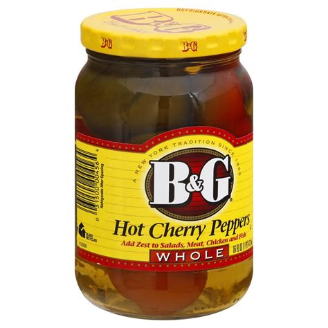 Whole Hot Cherry Peppers Bandg 16 Fl Oz Delivery Cornershop By Uber