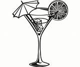 Cocktail Drawing Martini Line Alcohol Isopropyl Glass Beach Getdrawings Clipartmag Liquor Drinking sketch template