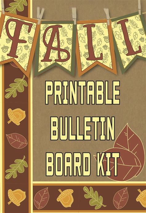 fall bulletin board printables printable world holiday