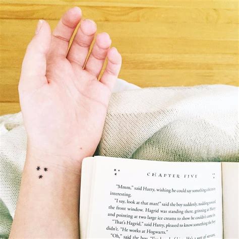 Harry Potter Stars Wrist Tattoo New Tattoo Ideas