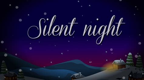silent night holy night song  lyrics youtube