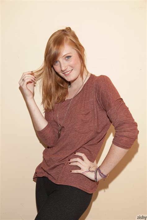 cute ginger teen in a brown blouse and skin xxx dessert picture 7