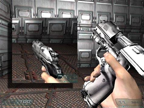 chrome pistol doom iii gamefront