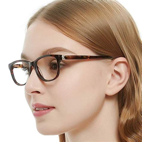 occi chiari women casual eyewear frames non prescription clear lens