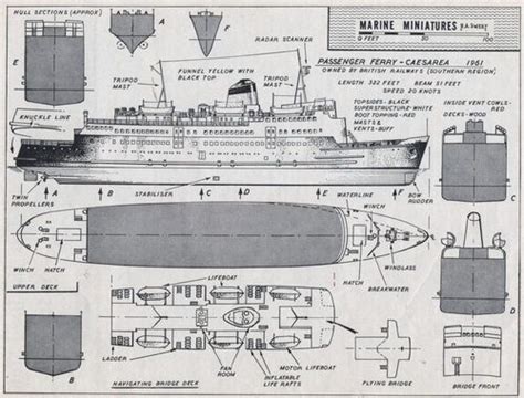 click  view full size image boat plans model ships ferry