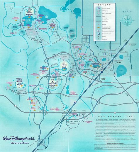 theme park brochures walt disney world resort map