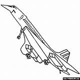 Concorde Ausmalbilder Jets Aircraft Airplanes Bunte Kampfhubschrauber Flugzeuge Fortsetzen sketch template