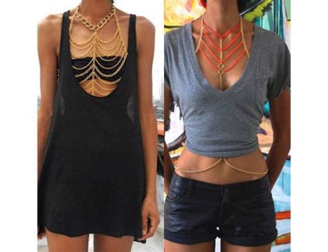 Sexiness In Body Chain Jewellery A New Style Statement You Must Try