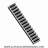 Colorir Escada Escalera sketch template