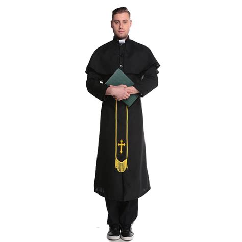 Buy Priest Costume Robe Outfit Fancy Party Costumes