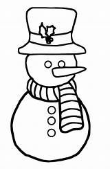 Snowman Occupational Snowmen Pediatric sketch template
