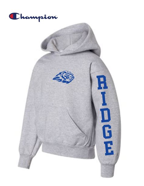 youth ridge champion hoodie em local