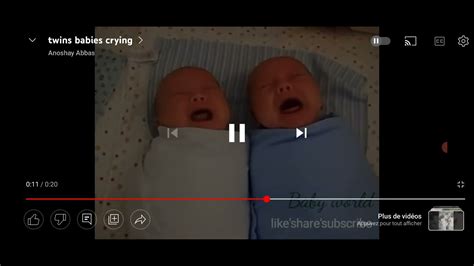 twins baby crying youtube