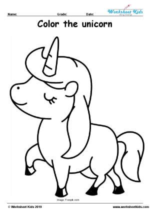 unicorn coloring page  kids royalty  unicorn coloring page