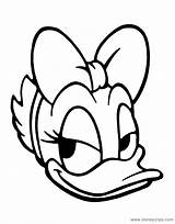 Daisy Coloring Duck Face Pages Disney sketch template