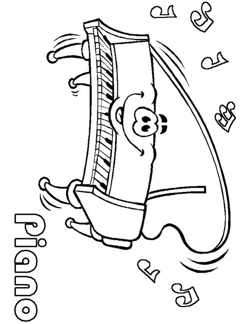 musical instrument coloring pages print  coloring home