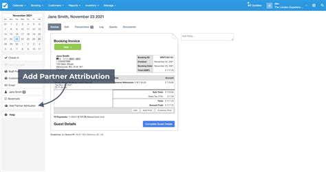attributing partners  booking  bookings invoices checkfront